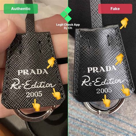 how to spot a fake prada re edition|real prada purses.